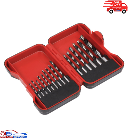 AK3715W Sealey Brad Point Wood Drill Bit Set-15pc